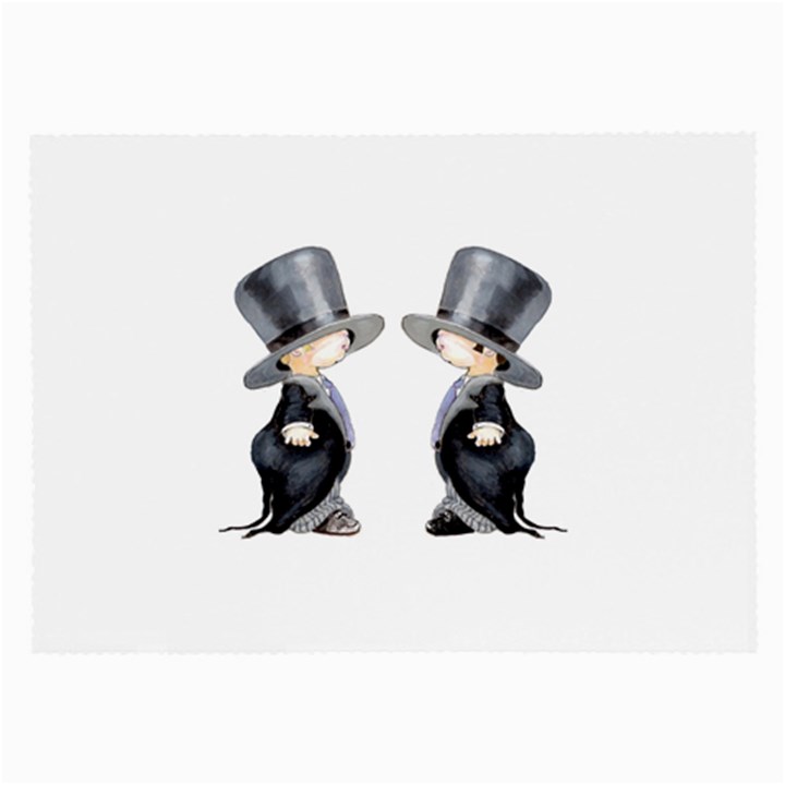 Little Groom and Groom Large Glasses Cloth (2-Side)