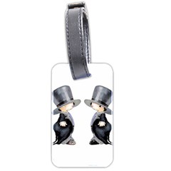 Little Groom And Groom Luggage Tags (two Sides) by Weddings