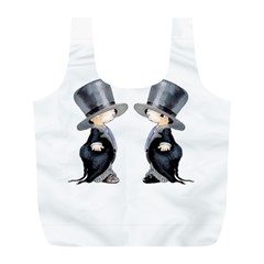 Little Groom And Groom Full Print Recycle Bags (l) 