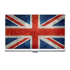 Union Jack 3x5 V10 Vintage Bright Print F Sml Business Card Holders by bruzer