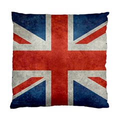 Union Jack 3x5 V10 Vintage Bright Print F Sml Standard Cushion Case (one Side)  by bruzer