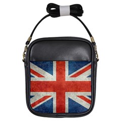 Union Jack 3x5 V10 Vintage Bright Print F Sml Girls Sling Bags by bruzer