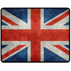 Union Jack 3x5 V10 Vintage Bright Print F Sml Double Sided Fleece Blanket (medium) 