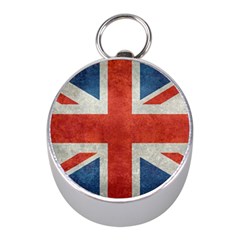 Union Jack 3x5 V10 Vintage Bright Print F Sml Mini Silver Compasses