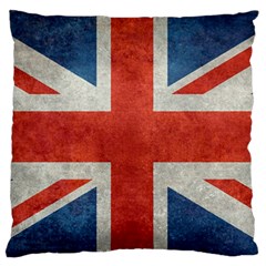 Union Jack 3x5 V10 Vintage Bright Print F Sml Large Flano Cushion Cases (two Sides) 