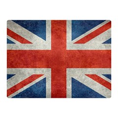 Union Jack 3x5 V10 Vintage Bright Print F Sml Double Sided Flano Blanket (mini) 