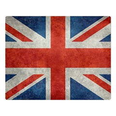 Union Jack 3x5 V10 Vintage Bright Print F Sml Double Sided Flano Blanket (large)  by bruzer