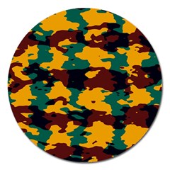 Camo Texture 			magnet 5  (round) by LalyLauraFLM