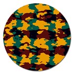 Camo texture 			Magnet 5  (Round) Front