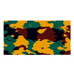 Camo Texture Satin Shawl