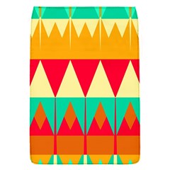 Triangles And Other Retro Colors Shapes 			removable Flap Cover (s) by LalyLauraFLM