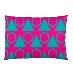 Triangles And Honeycombs Pattern 			pillow Case