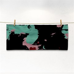 Retro Colors Texture 			hand Towel