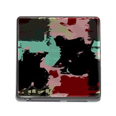 Retro Colors Texture 			memory Card Reader (square) by LalyLauraFLM