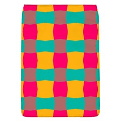 Distorted Shapes In Retro Colors Pattern 			removable Flap Cover (l) by LalyLauraFLM