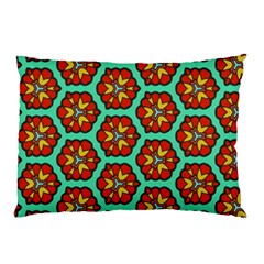 Red Flowers Pattern 			pillow Case