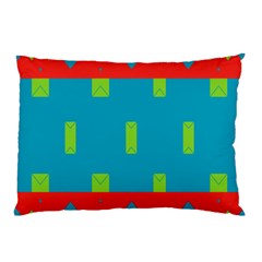 Chevrons And Rectangles 			pillow Case by LalyLauraFLM