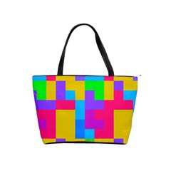 Colorful Tetris Shapes Classic Shoulder Handbag by LalyLauraFLM