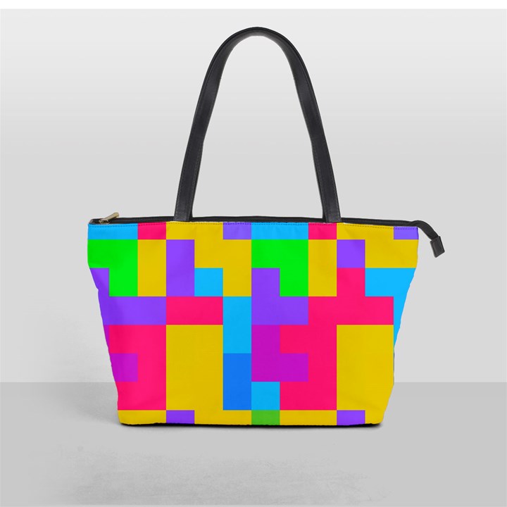 Colorful tetris shapes Classic Shoulder Handbag