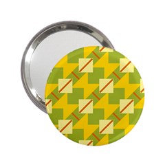 Squares And Stripes 			2 25  Handbag Mirror by LalyLauraFLM