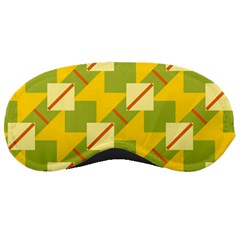 Squares And Stripes 			sleeping Mask by LalyLauraFLM