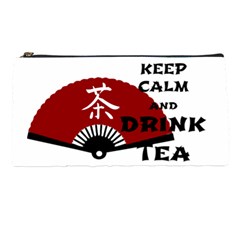 Keep Calm And Drink Tea - Asia Edition Pencil Cases by RespawnLARPer