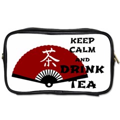 Keep Calm And Drink Tea - Asia Edition Toiletries Bags 2-side by RespawnLARPer