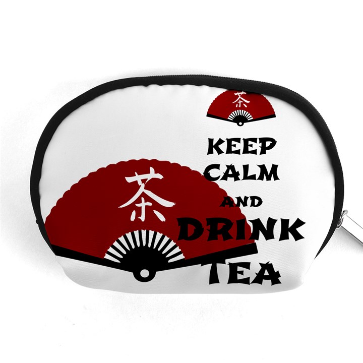 keep calm and drink tea - asia edition Accessory Pouches (Medium) 