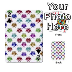 Fantasy Angry Birds Drawings Pattern Playing Cards 54 Designs  by dflcprints