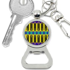 Rhombus And Other Shapes Pattern 			bottle Opener Key Chain by LalyLauraFLM