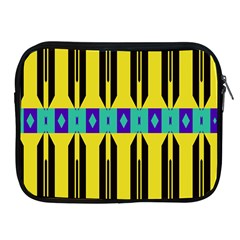 Rhombus And Other Shapes Pattern 			apple Ipad 2/3/4 Zipper Case by LalyLauraFLM