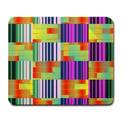 Vertical And Horizontal Stripes 			large Mousepad by LalyLauraFLM