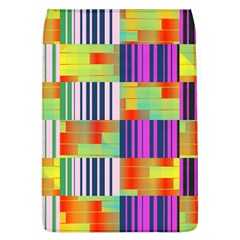 Vertical And Horizontal Stripes 			removable Flap Cover (l) by LalyLauraFLM