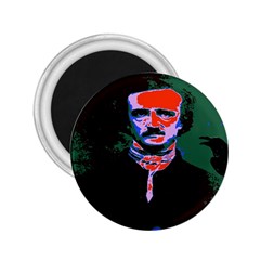 Edgar Allan Poe Pop Art  2 25  Magnets by icarusismartdesigns