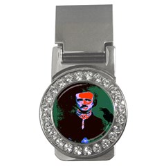 Edgar Allan Poe Pop Art  Money Clips (cz)  by icarusismartdesigns