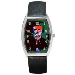 Edgar Allan Poe Pop Art  Barrel Metal Watches by icarusismartdesigns