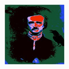 Edgar Allan Poe Pop Art  Medium Glasses Cloth (2-side) by icarusismartdesigns