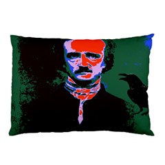 Edgar Allan Poe Pop Art  Pillow Cases by icarusismartdesigns