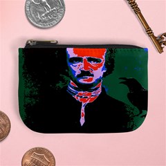 Edgar Allan Poe Pop Art  Mini Coin Purses by icarusismartdesigns