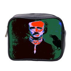 Edgar Allan Poe Pop Art  Mini Toiletries Bag 2-side by icarusismartdesigns