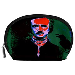 Edgar Allan Poe Pop Art  Accessory Pouches (large)  by icarusismartdesigns