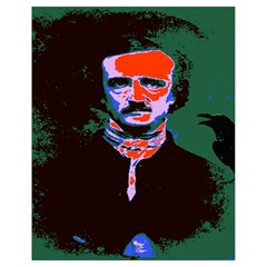 Edgar Allan Poe Pop Art  Drawstring Bag (small) by icarusismartdesigns