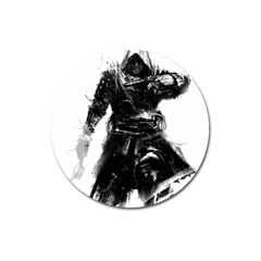 Assassins Creed Black Flag Magnet 3  (round) by iankingart