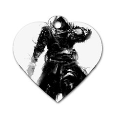 Assassins Creed Black Flag Dog Tag Heart (two Sides)