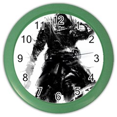 Assassins Creed Black Flag Color Wall Clocks by iankingart