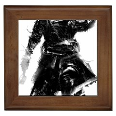 Assassins Creed Black Flag Tshirt Framed Tiles by iankingart