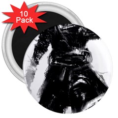 Assassins Creed Black Flag Tshirt 3  Magnets (10 Pack)  by iankingart