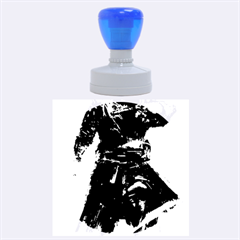 Assassins Creed Black Flag Tshirt Rubber Round Stamps (large) by iankingart