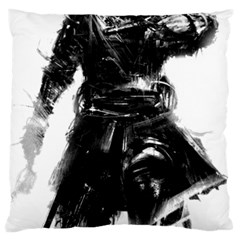 Assassins Creed Black Flag Tshirt Large Flano Cushion Cases (one Side)  by iankingart