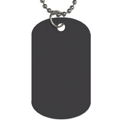 Carbon Fiber Graphite Grey And Black Woven Steel Pattern Dog Tag (two Sides) by PaperandFrill